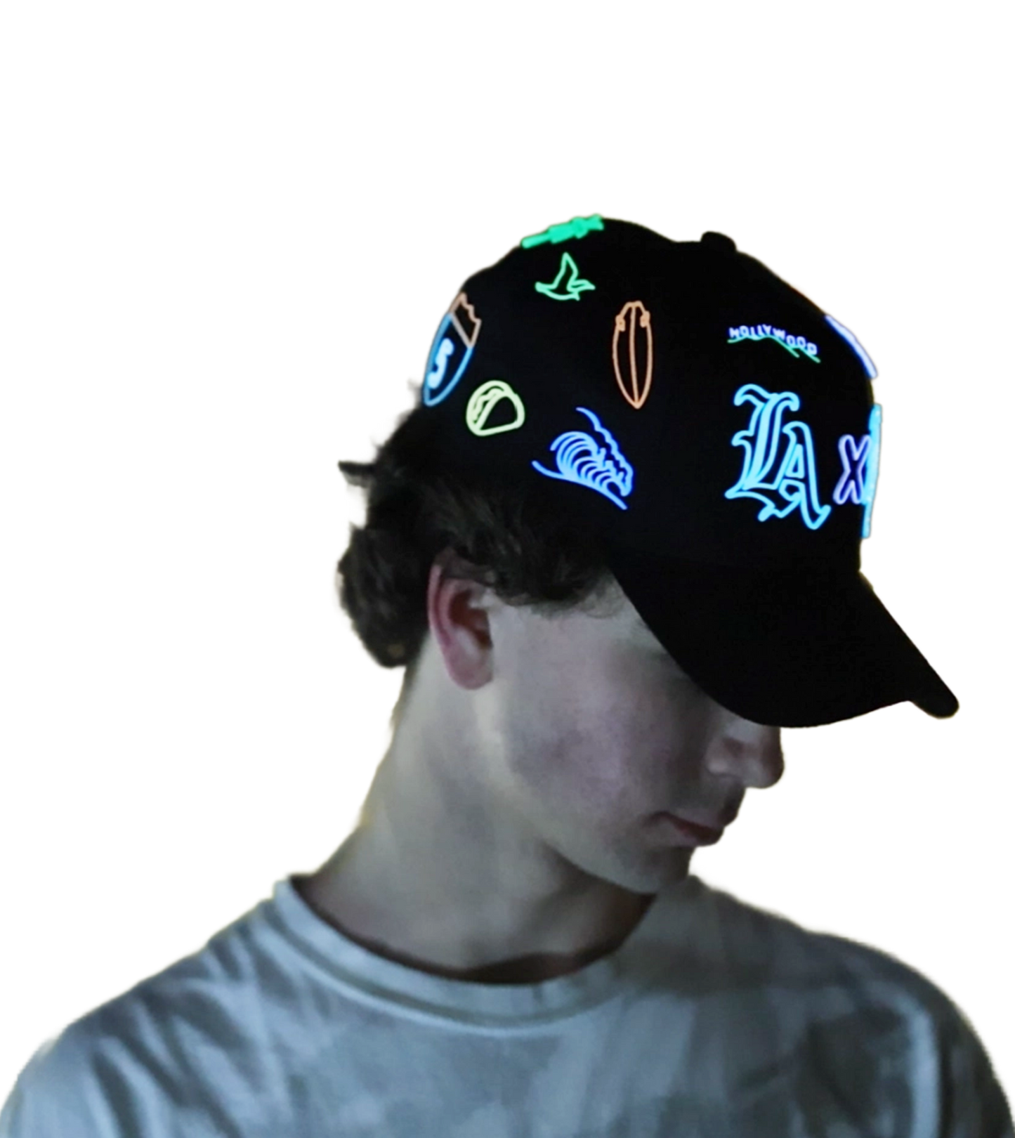 "LA x NY" Glow In The Dark Hat