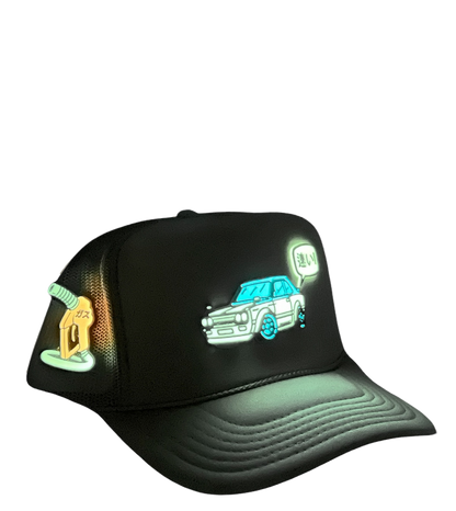 "Fast" Japanese Glow in The Dark Hat