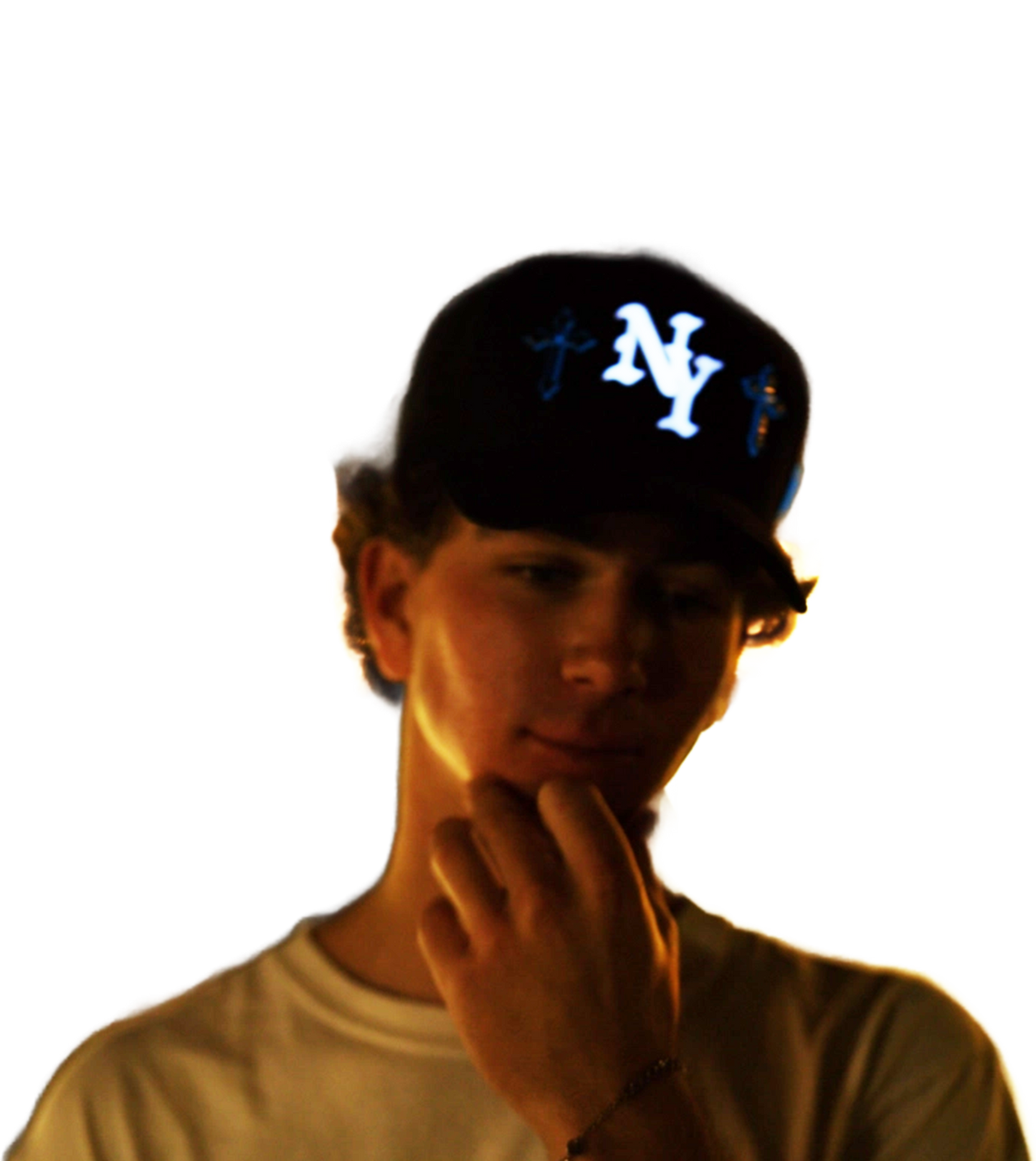 New York "Crosses" Glow in the Dark Hat